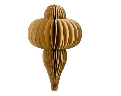 Sand coloured paper Ornament with magnet closure - image 2