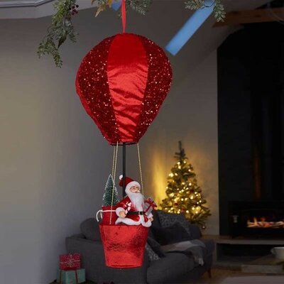 Santa's Ruby Sequined Balloon -Image courtesy of Smart Garden Products