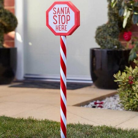 Santa Stop Here! Stake Light - image 2