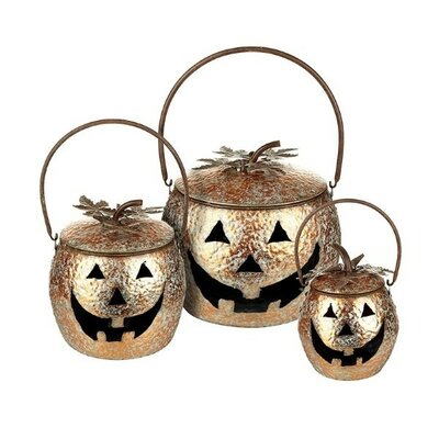 Set Of 3 Metal Pumpkins -Image courtesy of Heaven Sends