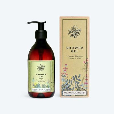 Shower Gel- Lavender, Rosemary, Thyme & Mint - Image courtesy of Handmade Soap Co.