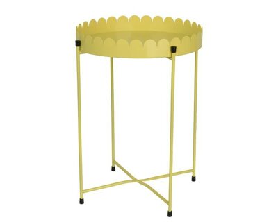 Side Table with scalloped edge -Image courtesy of Kaemingk
