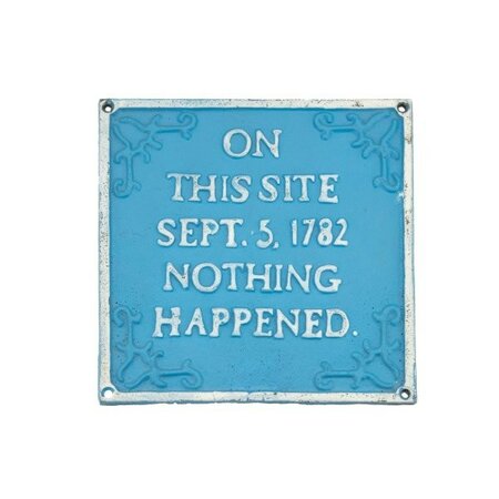 Sign ' Nothing Happened' -