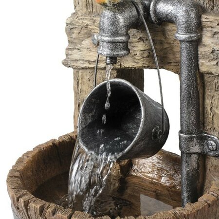 Solar Barrel Fountain -Image courtesy of Kaemingk