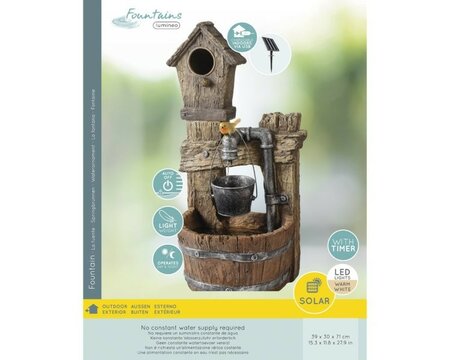 Solar Barrel Fountain -Image courtesy of Kaemingk