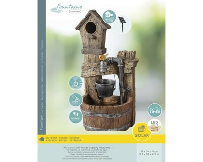 Solar Barrel Fountain -Image courtesy of Kaemingk