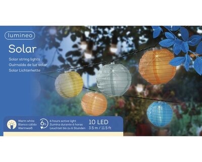 Solar  lantern stringlights -Image courtesy of Kaemingk