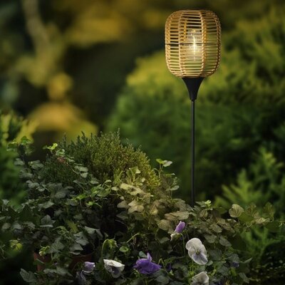 Solar wicker stake light -Image courtesy of Kaemingk