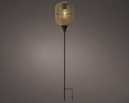 Solar wicker stake light -Image courtesy of Kaemingk