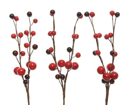 Spray on wire foam berries (red) - image 1