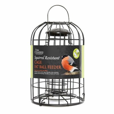 Squirrel Proof Fat Ball Feeder -Image courtesy of Tom Chambers