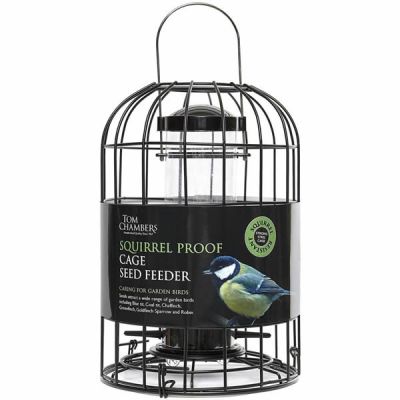Squirrel Proof Cage Seed Feeder - Image courtesy of Tom Chambers