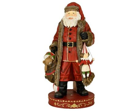 Standing Santa Claus with gifts