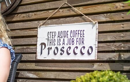 Step Aside Coffee sign