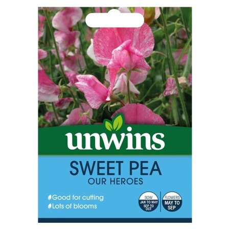 Sweet Pea Our Heroes - Image courtesy of Unwins