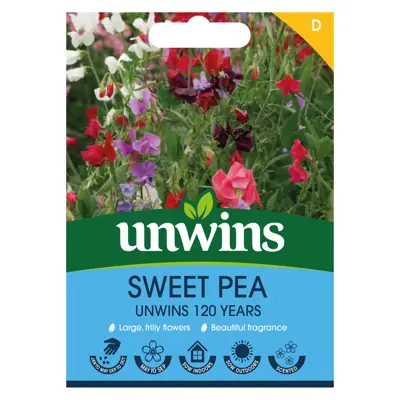 Sweet Pea Unwins 120 Years Mix - Image courtesy of Unwins