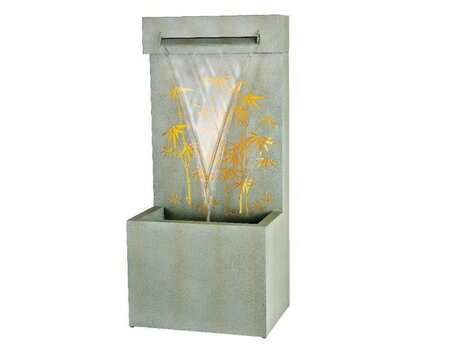 Tall Wall Fountain Galvanized Steel - image 1