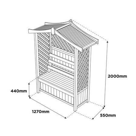 Tansley Seated Arbour - image 2