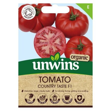 Tomato (Beefsteak) Country Taste F1 (Organic) - Image courtesy of Unwins