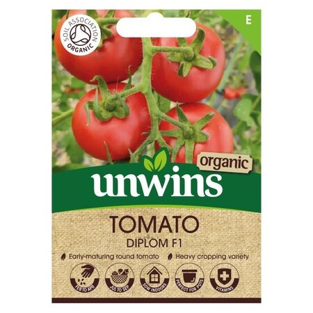 Tomato (Salad) Diplom F1 (Organic) - Image courtesy of Unwins