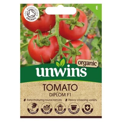 Tomato (Salad) Diplom F1 (Organic) - Image courtesy of Unwins