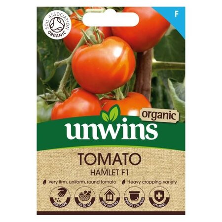 Tomato (Salad) Hamlet F1 (Organic) - Image courtesy of Unwins