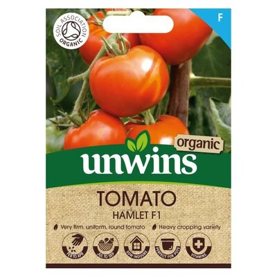 Tomato (Salad) Hamlet F1 (Organic) - Image courtesy of Unwins