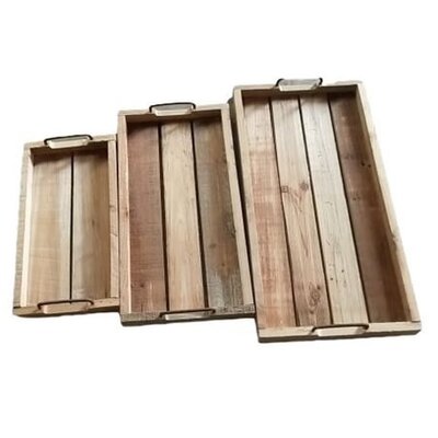 Tray Sturdy 'Planks' (Small)