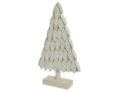 Tree pinewood white washed (white)