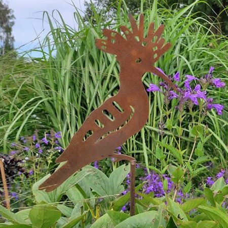 Metal Garden Stake – Upupa -Image courtesy of Plantline