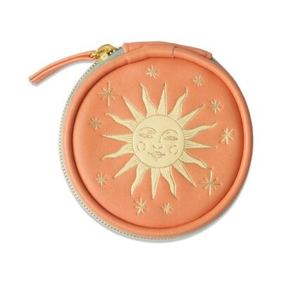Vegan Leather Pill Case - Terracotta Sun -Image courtesy of DesignWorks Ink.