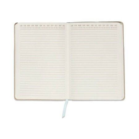 Vegan Leather Pocket Journal - Blue & Navy -Image courtesy of DesignWorks Ink.