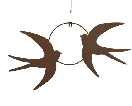 Wall decoration with two swallows -Image courtesy of Kaemingk