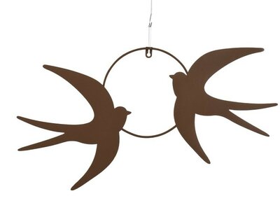 Wall decoration with two swallows -Image courtesy of Kaemingk