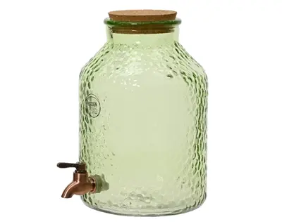 Water Tap Jar Glass