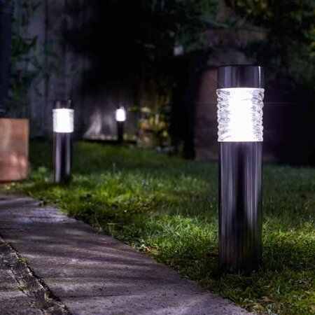 Wave Bollard Stainless Steel (Solar) - image 1