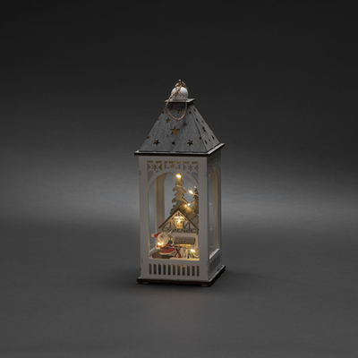 Wooden Lantern with House - Image courtesy of Konstsmide