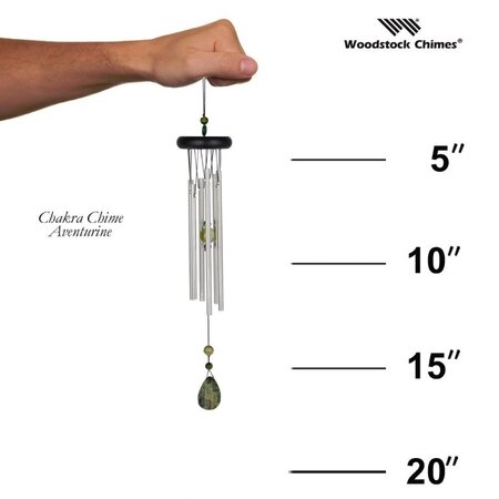 Woodstock Chakra Chimes - Aventurine -Image courtesy of Woodstock Chimes